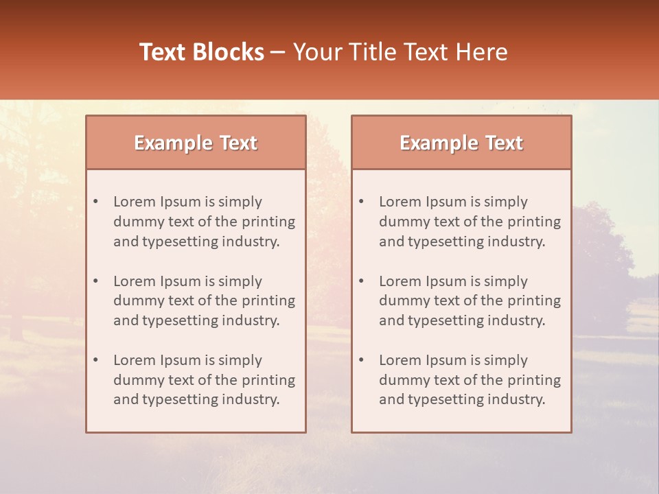 Investment Business Nature PowerPoint Template