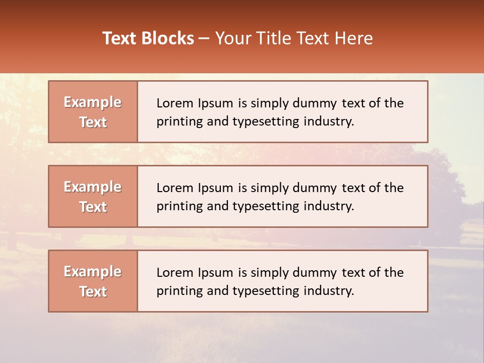 Investment Business Nature PowerPoint Template