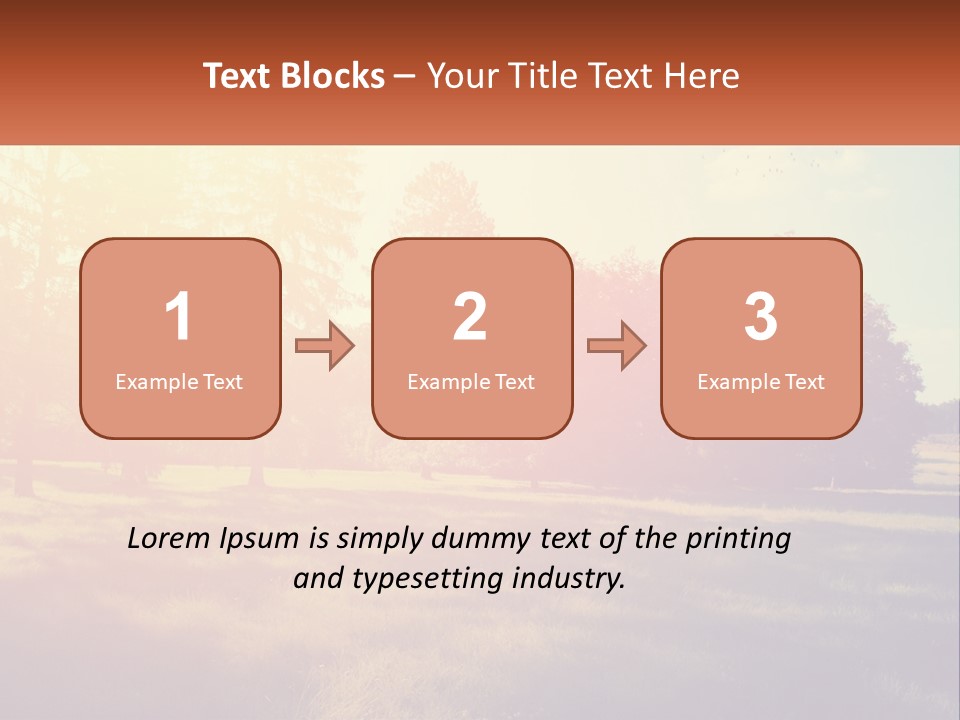 Investment Business Nature PowerPoint Template