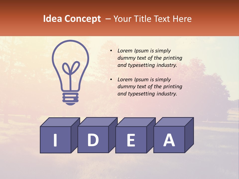 Investment Business Nature PowerPoint Template