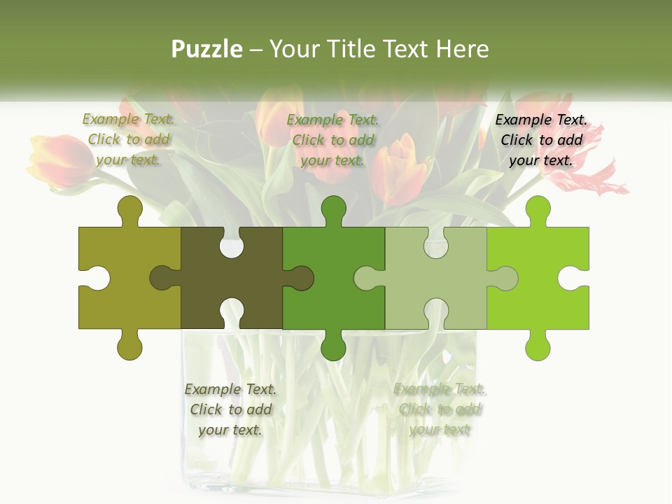 New Blue Sky Garden PowerPoint Template