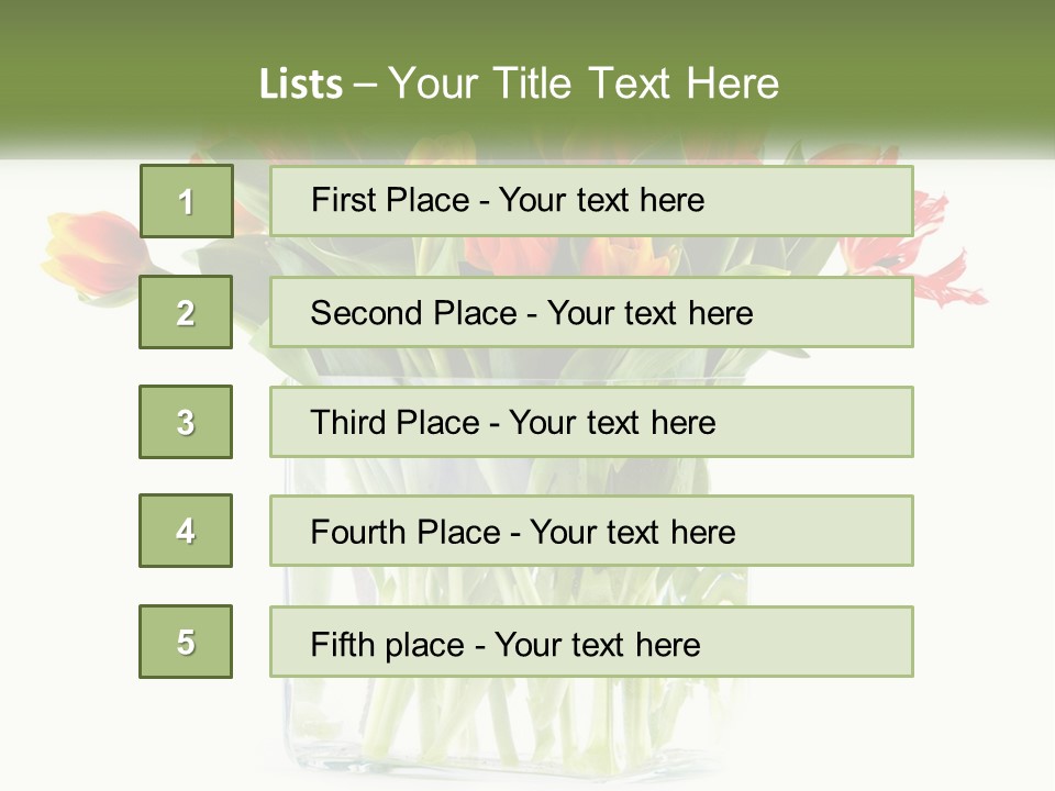 New Blue Sky Garden PowerPoint Template