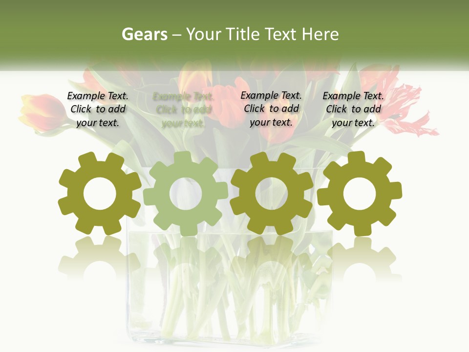 New Blue Sky Garden PowerPoint Template