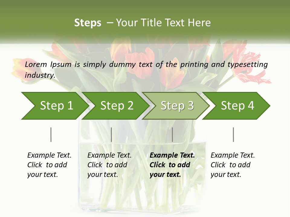 New Blue Sky Garden PowerPoint Template