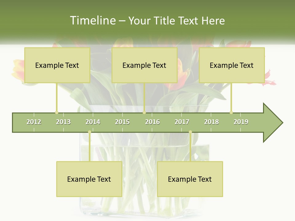 New Blue Sky Garden PowerPoint Template
