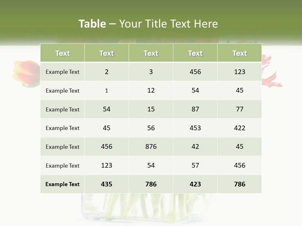 New Blue Sky Garden PowerPoint Template