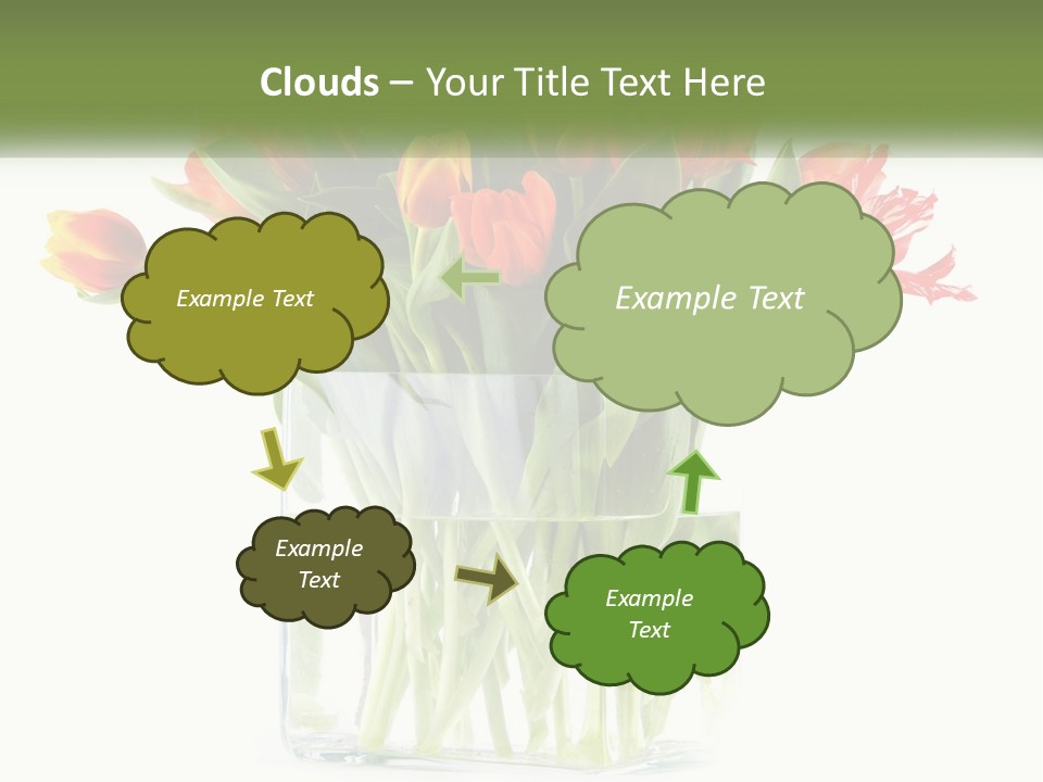 New Blue Sky Garden PowerPoint Template