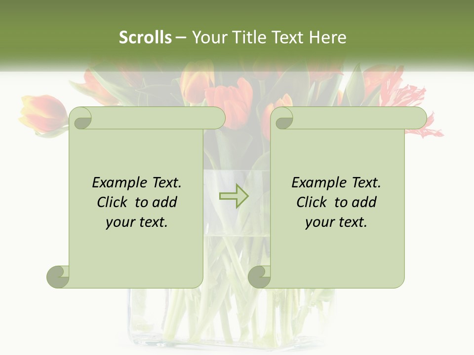 New Blue Sky Garden PowerPoint Template