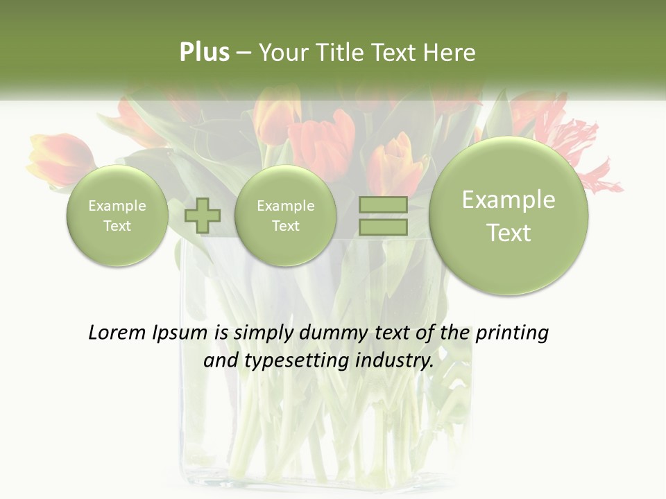 New Blue Sky Garden PowerPoint Template