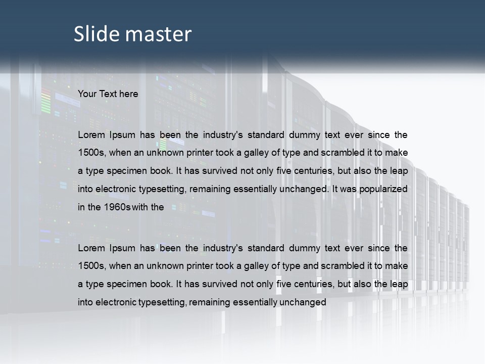 Ownership Purchase Blue Sky PowerPoint Template