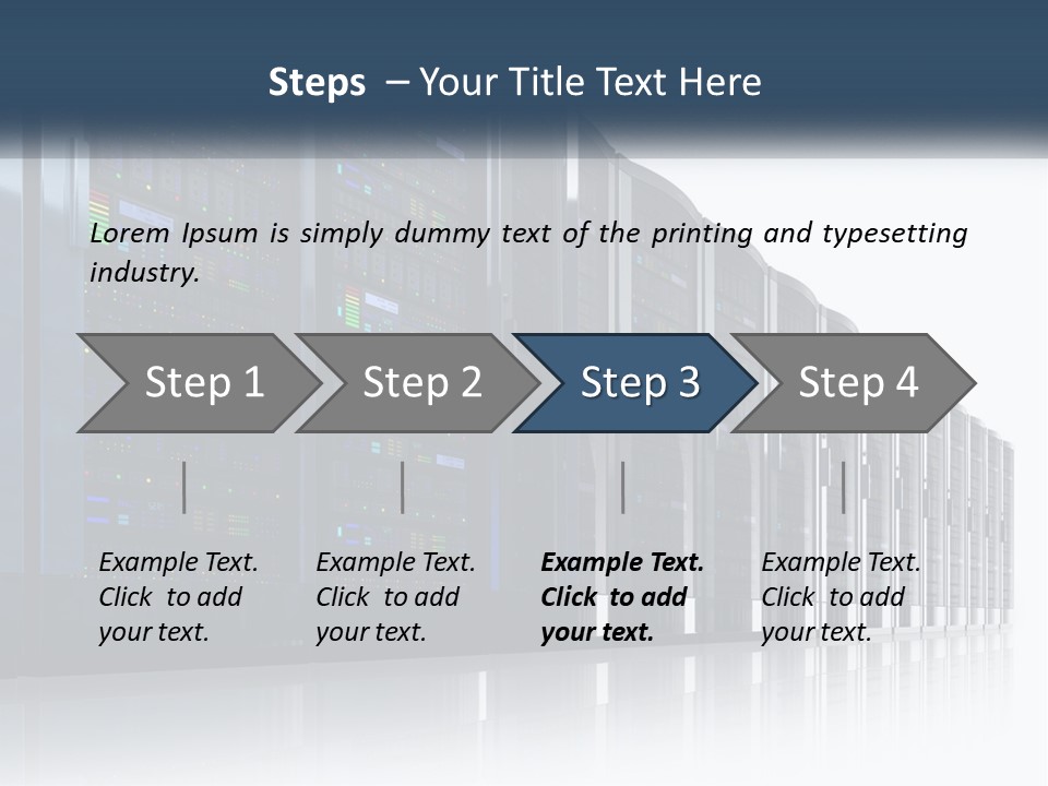 Ownership Purchase Blue Sky PowerPoint Template