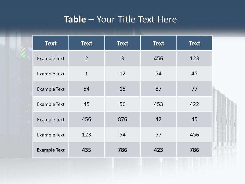 Ownership Purchase Blue Sky PowerPoint Template