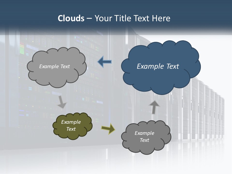 Ownership Purchase Blue Sky PowerPoint Template