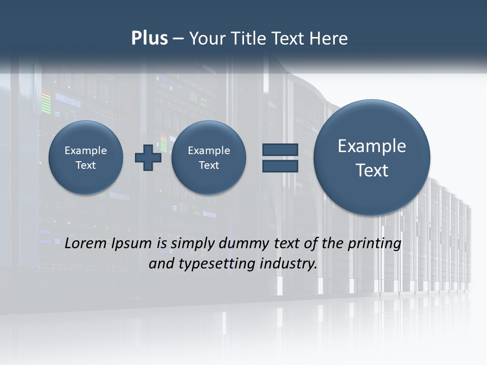 Ownership Purchase Blue Sky PowerPoint Template