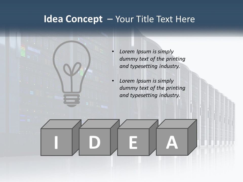 Ownership Purchase Blue Sky PowerPoint Template