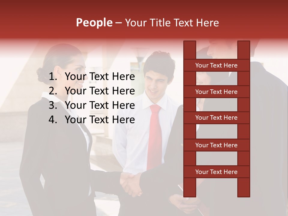 Park Structure Man PowerPoint Template