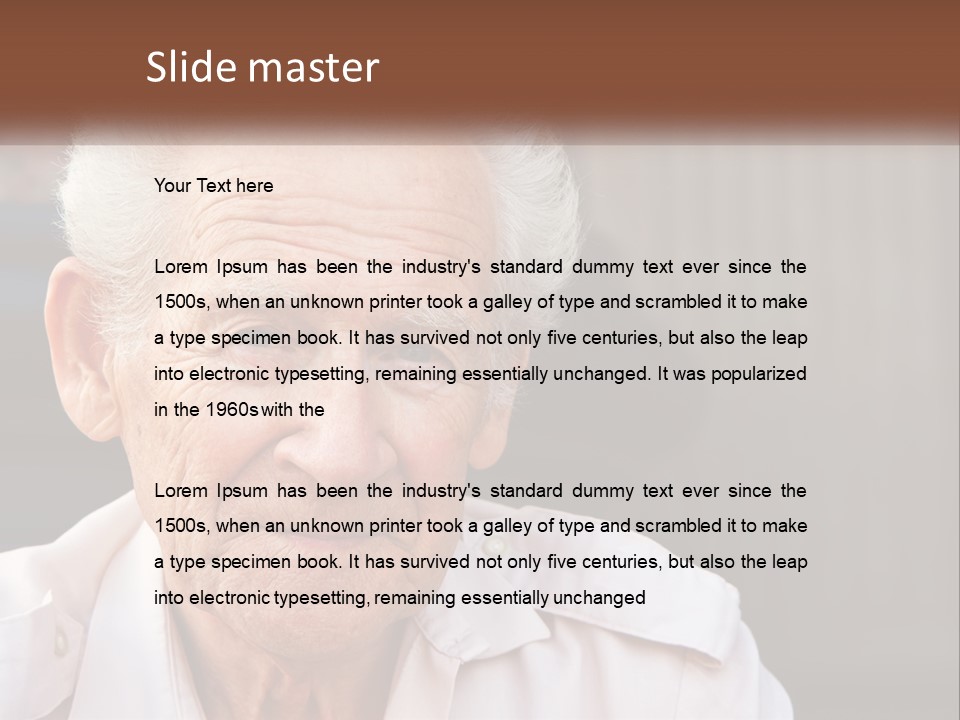 Estate Blue Sky Lawn PowerPoint Template