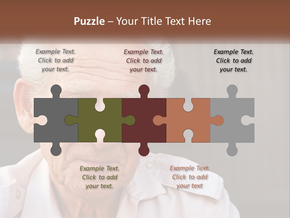 Estate Blue Sky Lawn PowerPoint Template