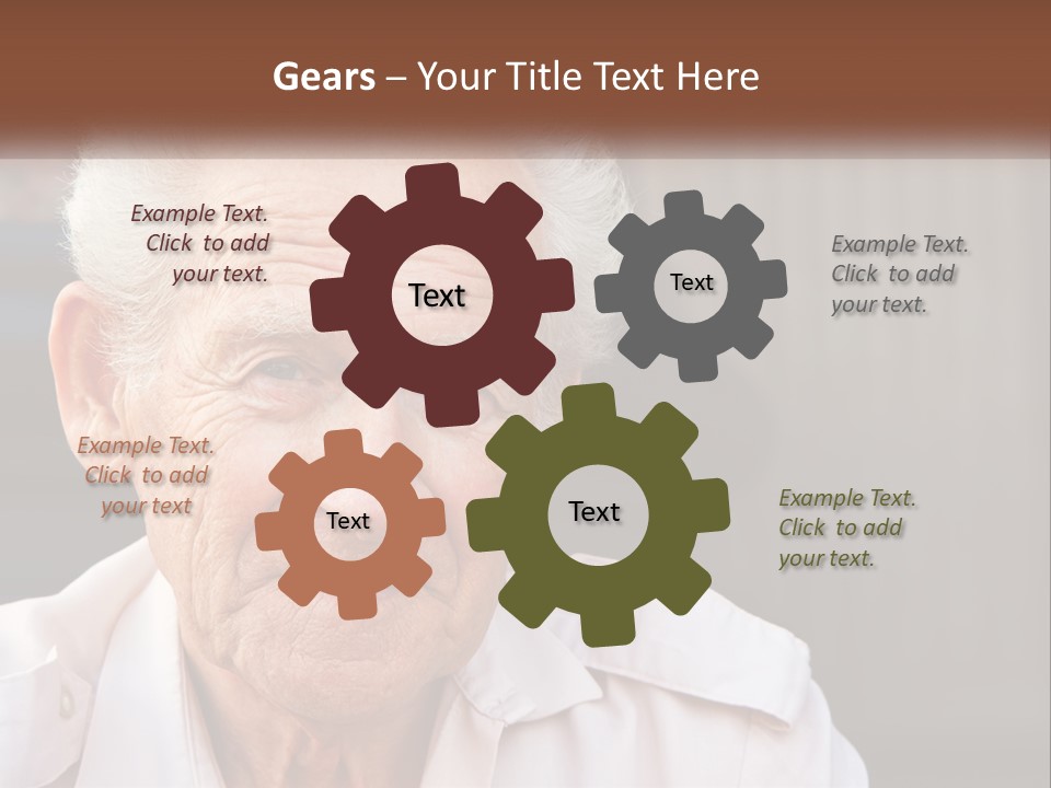 Estate Blue Sky Lawn PowerPoint Template