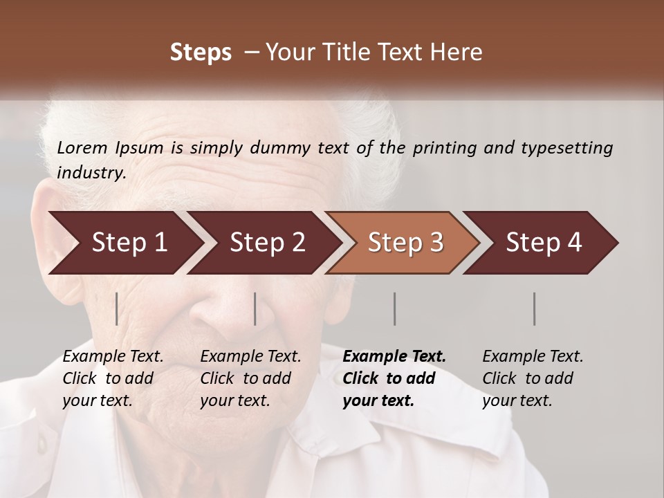 Estate Blue Sky Lawn PowerPoint Template