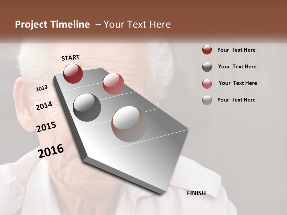 Estate Blue Sky Lawn PowerPoint Template