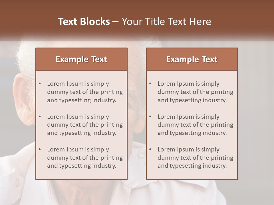 Estate Blue Sky Lawn PowerPoint Template