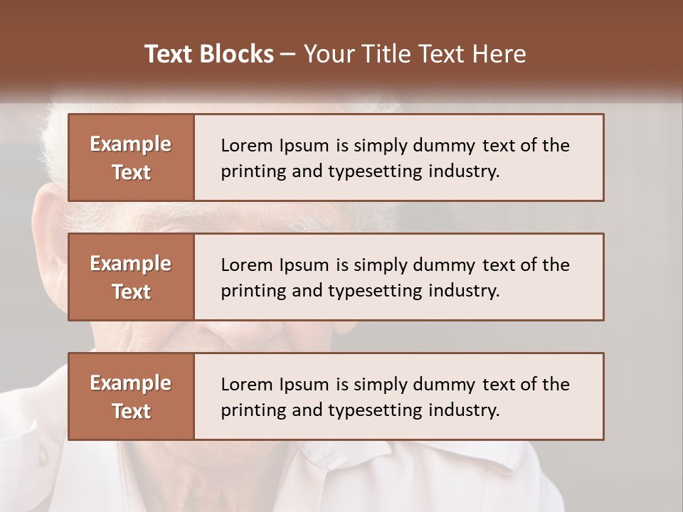 Estate Blue Sky Lawn PowerPoint Template