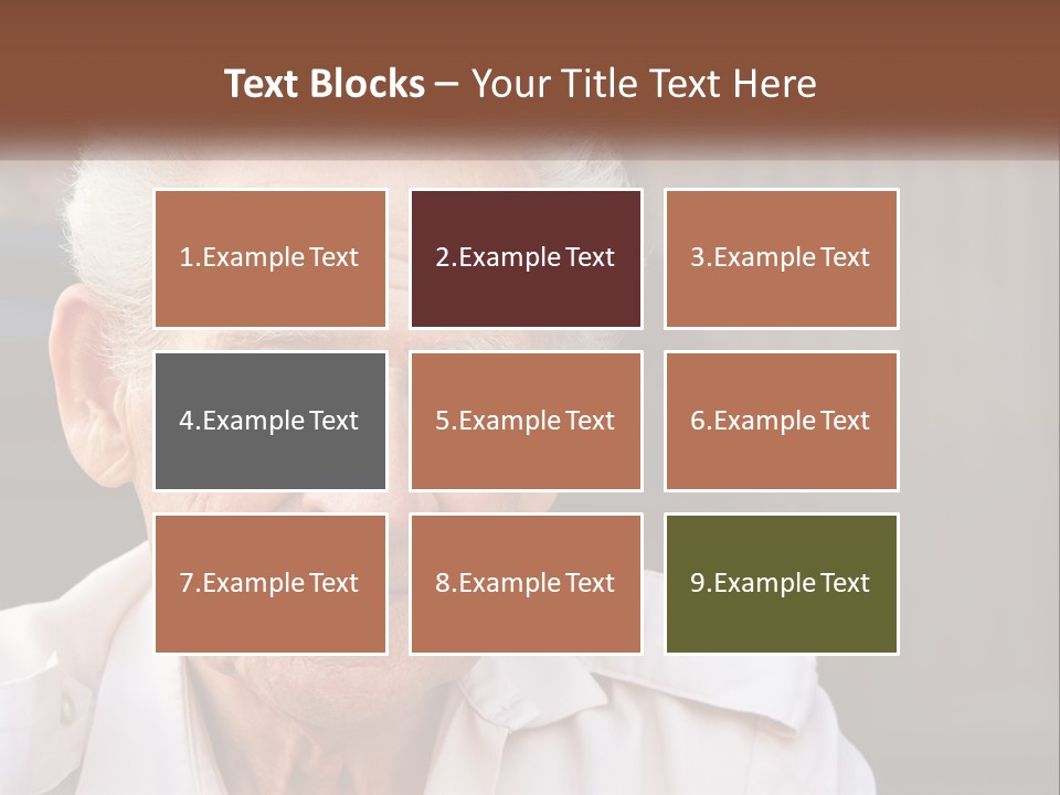 Estate Blue Sky Lawn PowerPoint Template