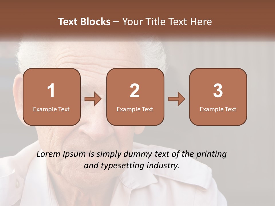 Estate Blue Sky Lawn PowerPoint Template