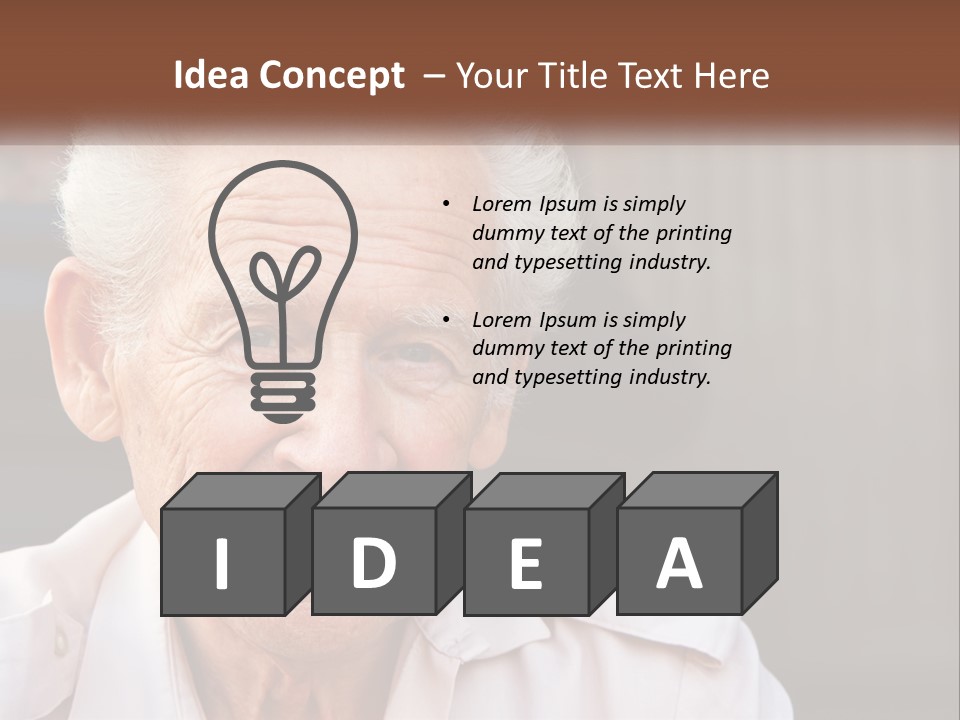 Estate Blue Sky Lawn PowerPoint Template