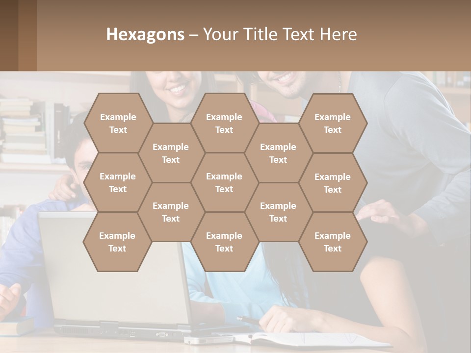 Model Human Hand Architect PowerPoint Template