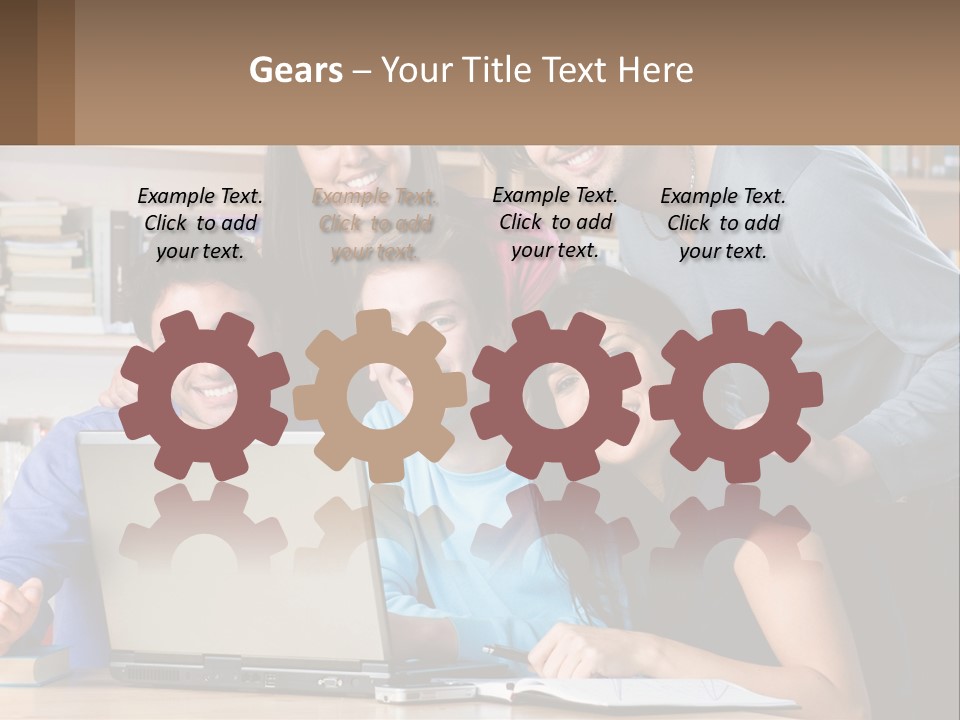 Model Human Hand Architect PowerPoint Template