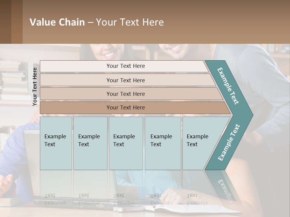 Model Human Hand Architect PowerPoint Template
