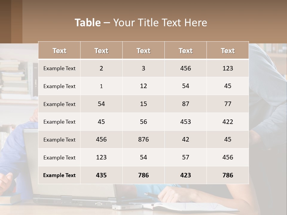 Model Human Hand Architect PowerPoint Template