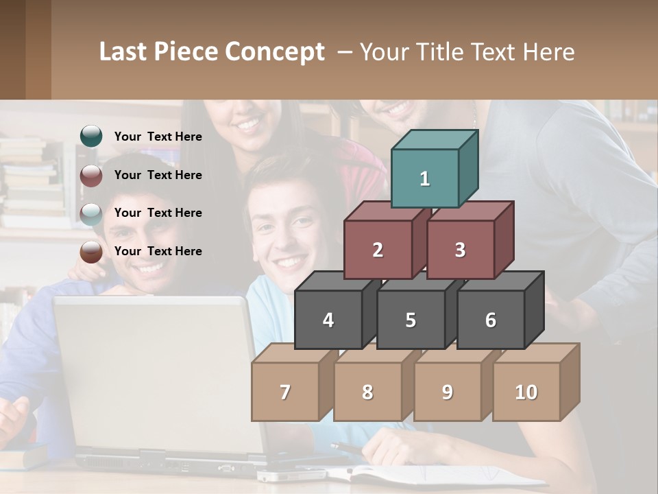 Model Human Hand Architect PowerPoint Template