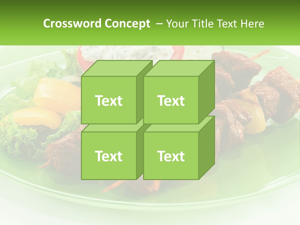 Green Ownership Model PowerPoint Template