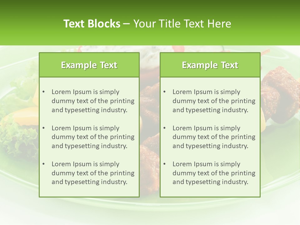 Green Ownership Model PowerPoint Template