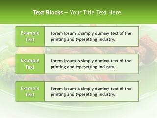 Green Ownership Model PowerPoint Template