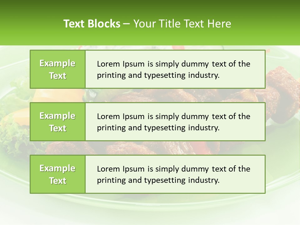 Green Ownership Model PowerPoint Template