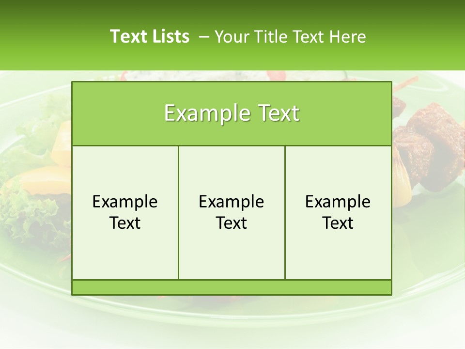 Green Ownership Model PowerPoint Template