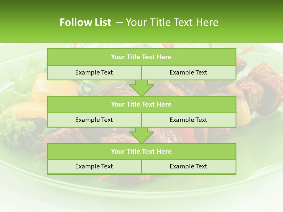 Green Ownership Model PowerPoint Template