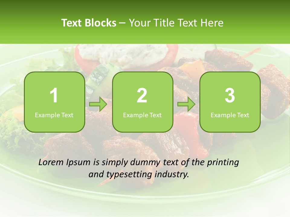 Green Ownership Model PowerPoint Template