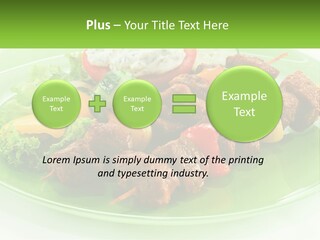 Green Ownership Model PowerPoint Template