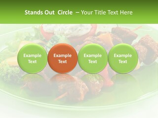 Green Ownership Model PowerPoint Template