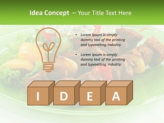 Green Ownership Model PowerPoint Template