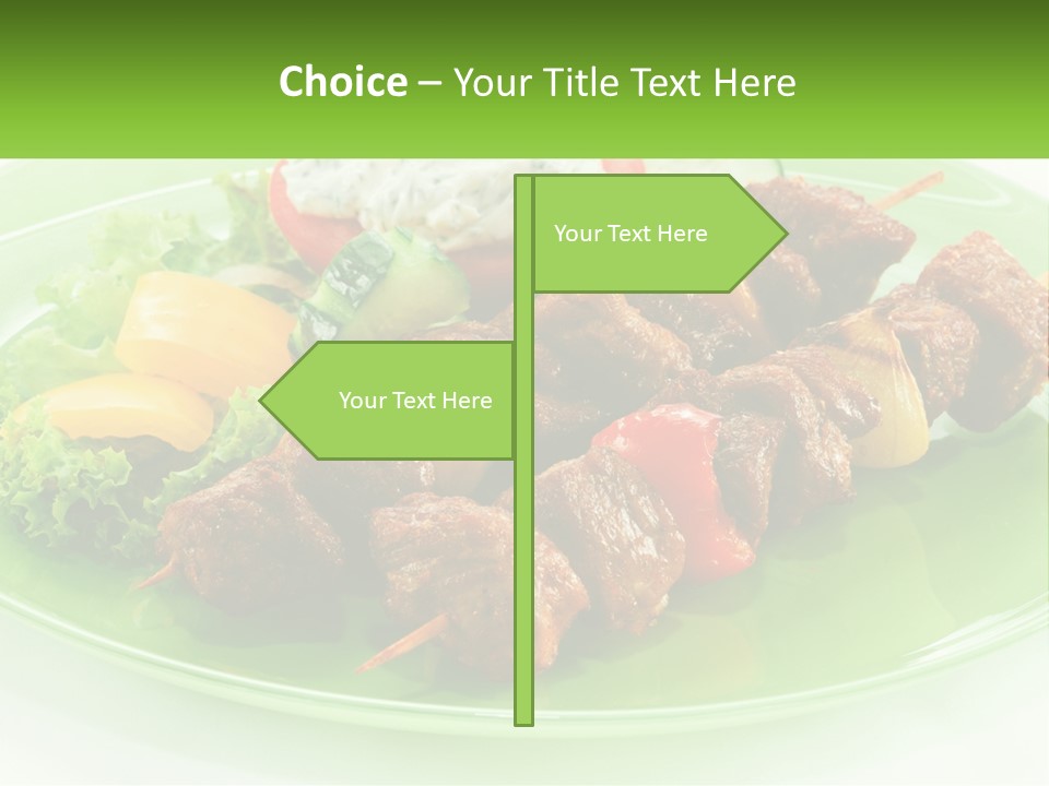 Green Ownership Model PowerPoint Template