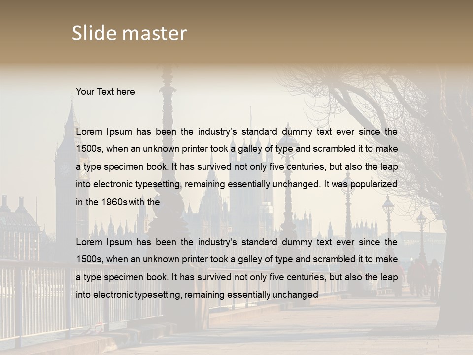 Estate Leaf Grass PowerPoint Template