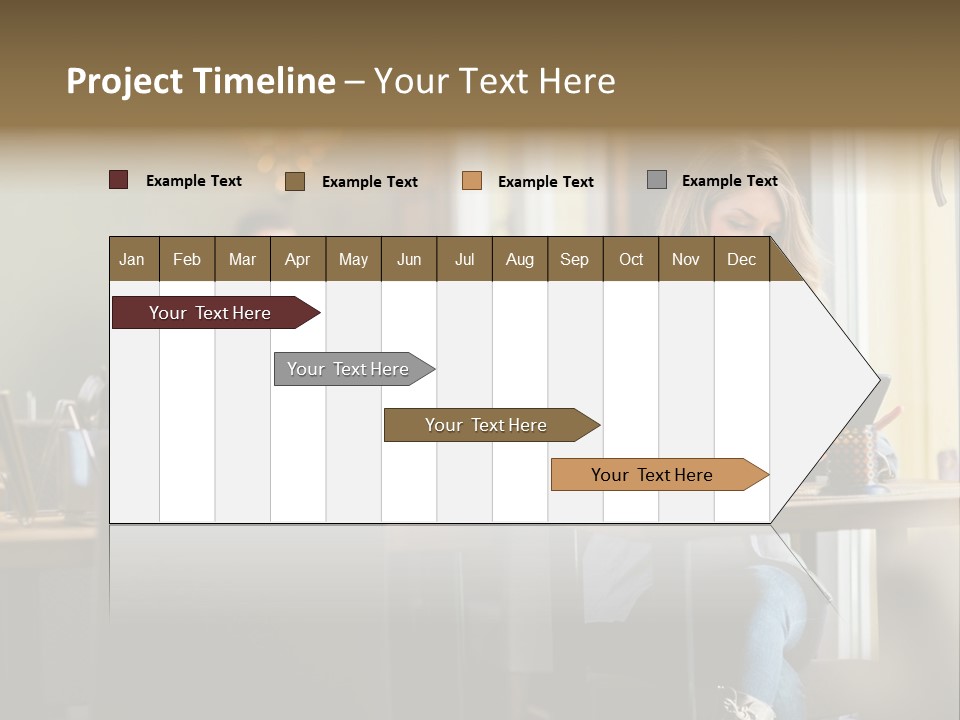 Conceptual Background Holding PowerPoint Template