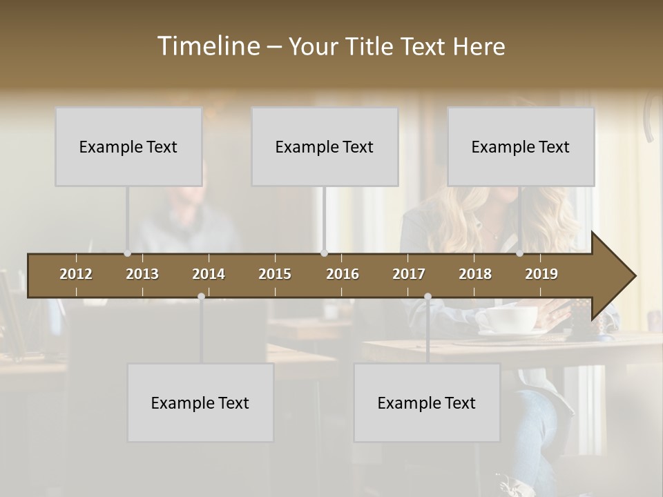 Conceptual Background Holding PowerPoint Template