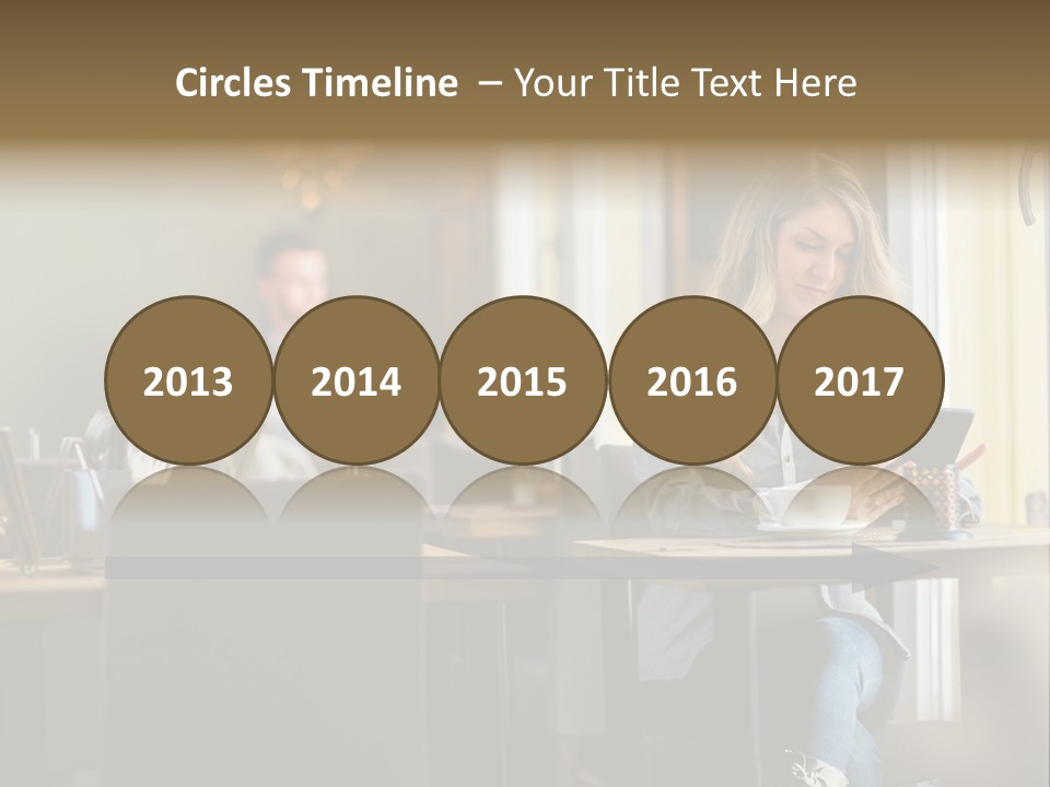 Conceptual Background Holding PowerPoint Template